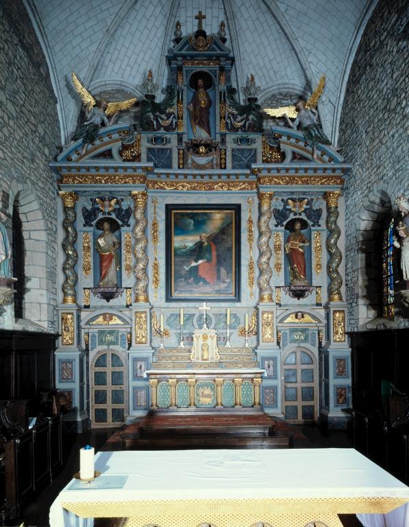 Retable (retable architecturé à niche), église paroissiale Saint-Pierre (Baden)