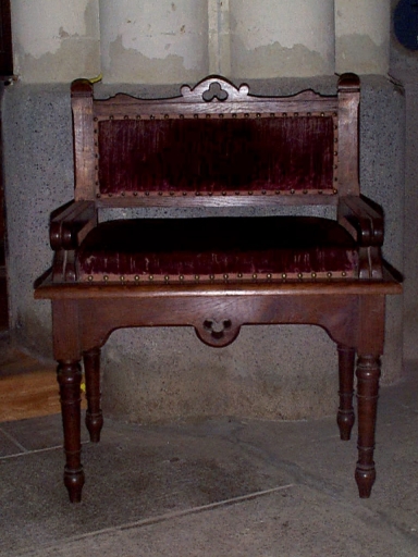 Fauteuil de célébrant (Campel fusionnée en Val d'Anast en 2017)
