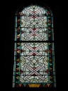 Ensemble des verrières de la nef (baies 5, 7 à 15, 109 à 123) : 24 verrières décoratives
