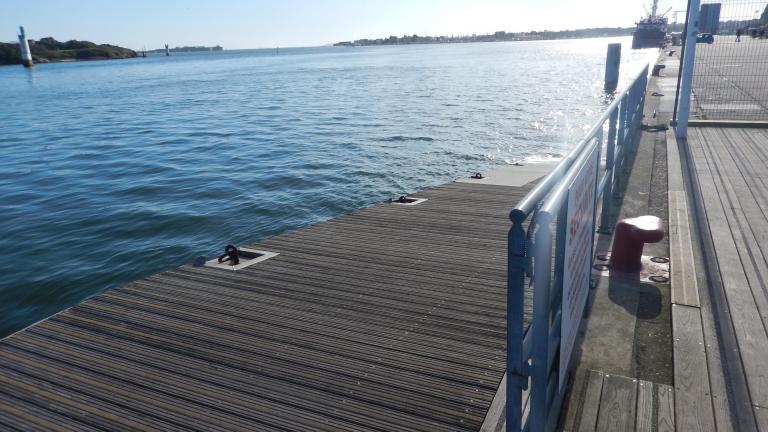 Cale débarcadère de Keroman (Lorient)