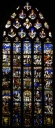 Verrière à personnages de la baie 0 : Scènes de la vie du Christ