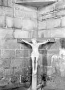 Croix (crucifix) : Christ en croix, église paroissiale de la Trinité (Langonnet)