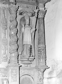 Statue (2, d'applique, petite nature) : saint Paterne, saint Mathurin, chapelle Saint-Paterne (Meslan)