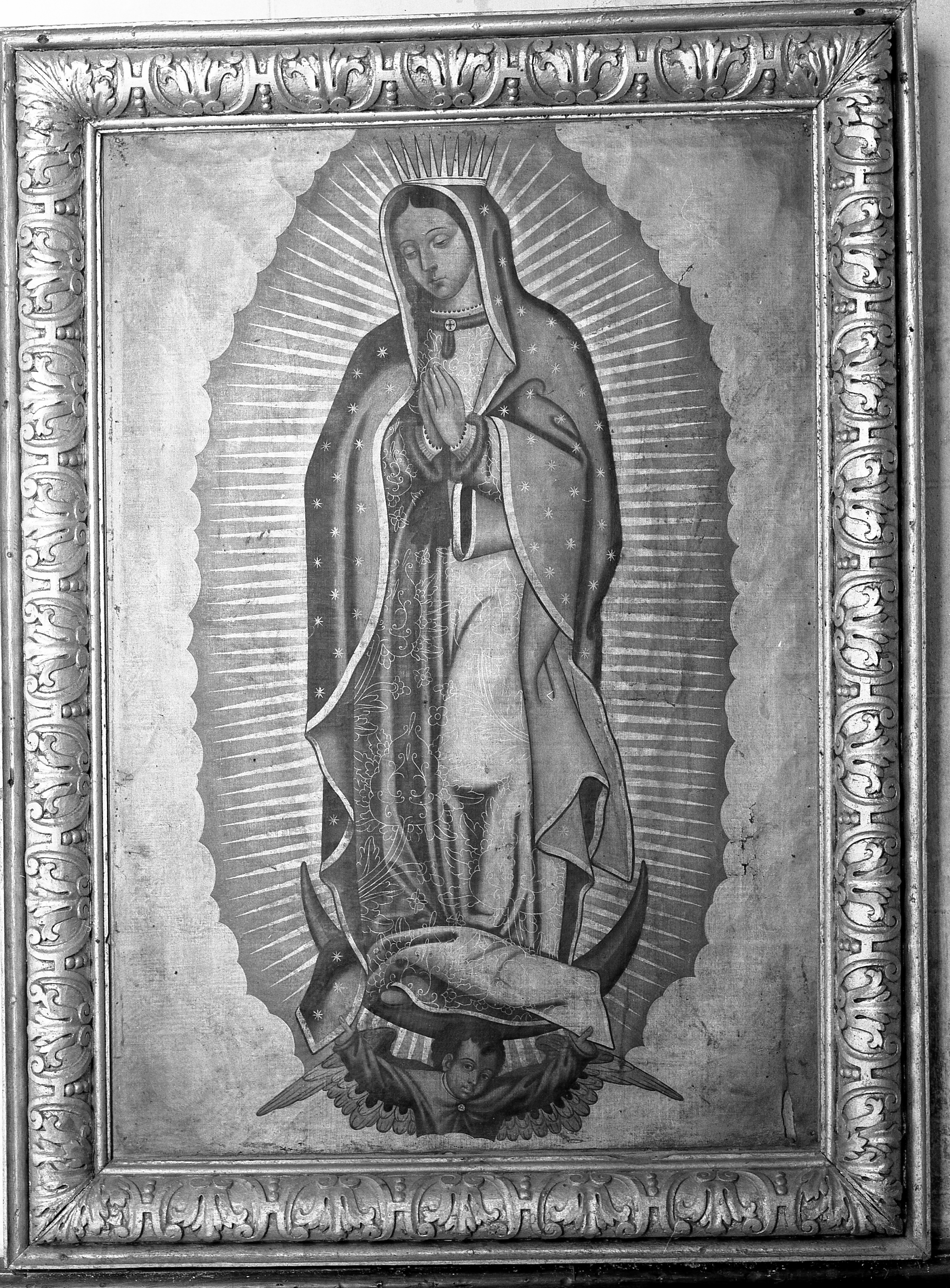 Tableau : Vierge, dite Notre-Dame de la Guadeloupe, église paroissiale Notre-Dame-de-Croas-Batz (Roscoff)