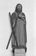 Statue (d'applique, petite nature) : saint André, église paroissiale Saint-Gorgon (Plovan)