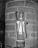 Statue (d'applique, petite nature) : saint Maurice, église paroissiale Saint-Ronan (Locronan)