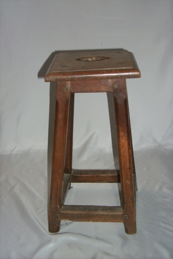 Paire de tabourets d'église