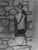 Groupe sculpté saint Mathurin, église paroissiale Saint-Gervais, Saint-Protais (Guenroc)