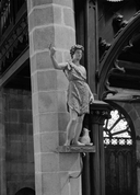 Statue (petite nature) : saint Jean-Baptiste, église Saint-Pierre-Saint-Paul, Chapelle Notre-Dame-des-Victoires et ossuaire (Gourin)