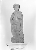 Statue (petite nature, d'applique) : dit saint Julien, chapelle Notre-Dame (Ploërdut)