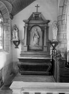 Autel, retable (anciennement autel-retable numéro 3), dit de saint Joseph, église paroissiale Saint-Magloire (Mahalon)
