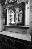 Retable de saint Fiacre, église paroissiale Saint-Martin (Javené)
