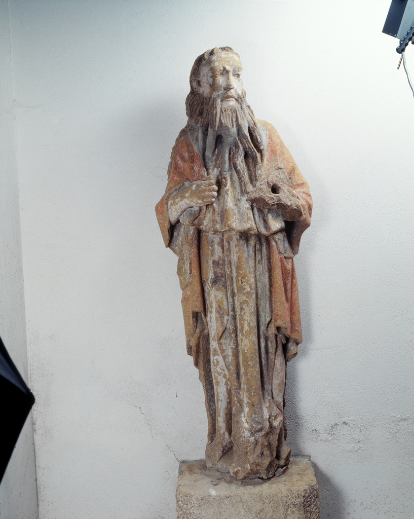 Statue (grandeur nature) : saint Jean-Baptiste (n° 1), chapelle Saint-Aubin (Pont-Scorff)