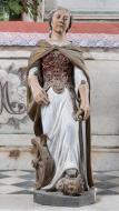 Statue : sainte Catherine d'Alexandrie, église Saint-Pierre de Plounez (Paimpol)