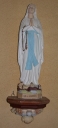 Statuette sur culot : Vierge, dite Notre-Dame de Lourdes