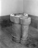 Fonts baptismaux, église paroissiale Saint-Jean-Baptiste (Lalleu)