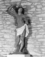 Statue (petite nature) : saint sébastien, chapelle Saint-Sébastien (Sarzeau)