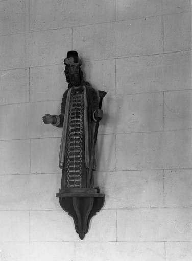 Statue : Saint Zacharie, chapelle Sainte-Thérèse (Spézet)