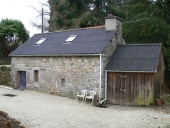 Moulin à farine de Kermorvan, actuellement maison (Kergrist-Moëlou)
