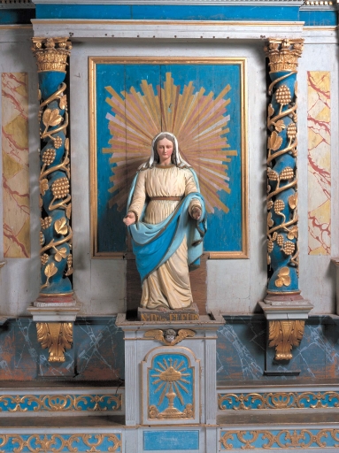 Statue : Vierge, dite Notre-Dame-des-Fleurs