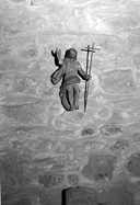 Statuette du Christ triomphant, église paroissiale Saint-Pierre, Saint-Paul (Caulnes)