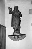Statue du Saint-Sauveur et son socle (Saint-Sauveur-des-Landes)