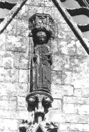 Statue (petite nature, d'applique) : saint Tugen, chapelle Saint-Tugen (Primelin)