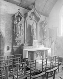Autel, retable, tabernacle (autel secondaire, autel tombeau, retable à niche) : de la Vierge, église paroissiale Saint-Annouarn (Peumérit)