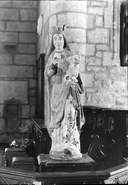Statue (d'applique, petite nature) : Vierge à l'Enfant, église paroissiale Saint-Laurent (Maël-Pestivien)