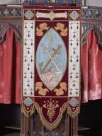 Bannière de l'Archiconfrérie commémorant l'annexion par l'Allemagne de l'Alsace-Moselle, basilique Notre-Dame-d'Espérance (Saint-Brieuc)