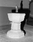 Fonts baptismaux, église Saint-Pierre (La Chapelle-Gaceline fusionnée en La Gacilly en 2017)
