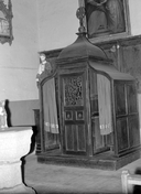 Confessionnal, église Saint-Pierre (La Chapelle-Gaceline fusionnée en La Gacilly en 2017)