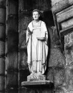 Statue (d'applique, petite nature) : saint Bernard, chapelle Notre-Dame-du-Kreisker (Saint-Pol-de-Léon)