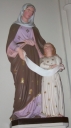 Groupe sculpté : Education de la Vierge