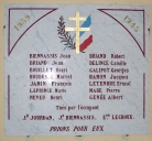 Tableau commémoratif des morts : 1939-1945