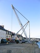 Grue à mâter et de levage du port, quai Gustave-Toudouze (Camaret-sur-Mer)