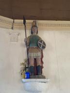 Statue : saint Julien, chapelle Saint-Julien, le Bois du Gué (Saint-Servant-sur-Oust)