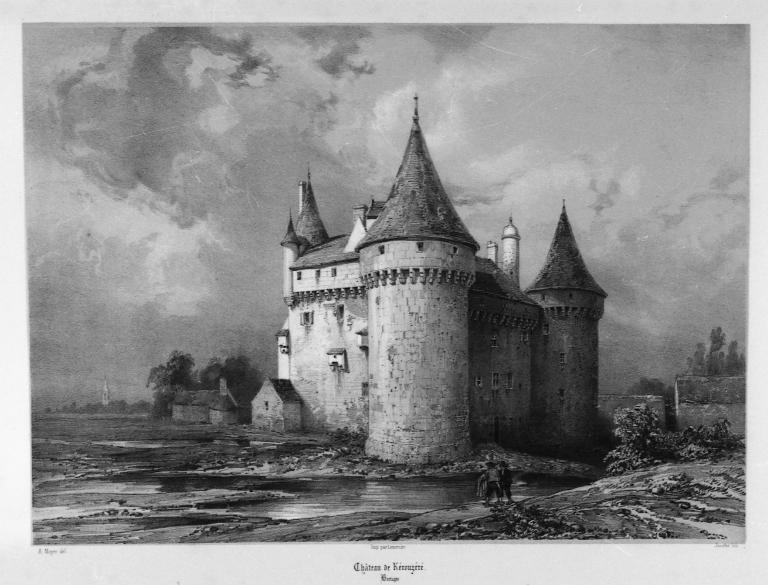Château fort de Kerouzéré dit château de Kerouzéré (Sibiril)