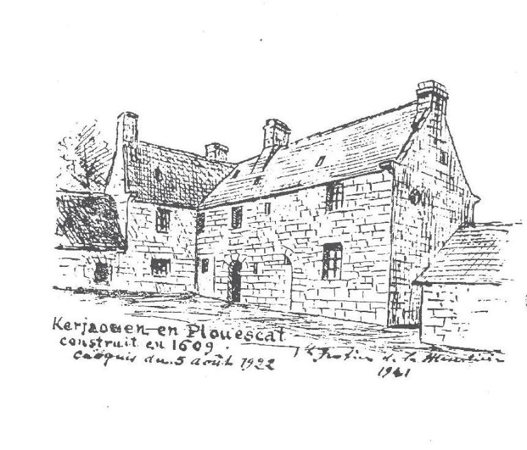 Manoir, aujourd'hui maison, Kerlaouen (Plouescat)