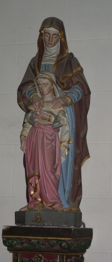 Statue : Education de la Vierge