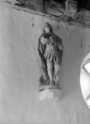 Statue (petite nature, d'applique), chapelle Notre-Dame de Loctavy (Priziac)