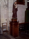 Statue, socle, tronc (petite nature) : saint Antoine de Padoue