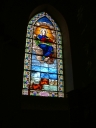 Verrière figurée : Notre-Dame du Guildo (baie 0)