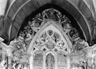 Retable (retable architecturé), retable de saint Sébastien, chapelle Saint-Sébastien (Saint-Ségal)