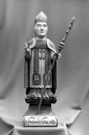 Statue de procession (statuette) : saint Bonaventure, chapelle Saint Bonaventure (Plounévez-Quintin)