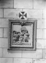 Bas-relief : Le Baptême du Christ, église paroissiale Notre-Dame de l'Assomption (Cléden-Poher)