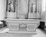 Autel (maître-autel), église paroissiale Saint-Servais (Saint-Servant-sur-Oust)