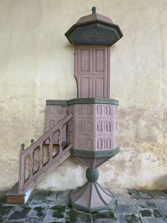 Chaire à prêcher, chapelle Saint-Maudé (La Croix-Helléan)