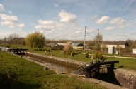Site d'écluse de Frenay, près de la Frenay (Melesse)
