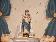 Statue : Vierge à l'Enfant, dite Notre-Dame de Toute Aide, chapelle Notre-Dame-de-Toute-Aide-de-Querrien (La Prenessaye)